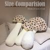 Hofun4U Mushroom Plush Pillow - 51 inch Mushroom Shaped Stuffed Long Pillow - Mushroom Stuffed Pillow - Christmas Birthday Sofa Home Decoration (Brown) view 3