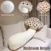 Hofun4U Mushroom Plush Pillow - 51 inch Mushroom Shaped Stuffed Long Pillow - Mushroom Stuffed Pillow - Christmas Birthday Sofa Home Decoration (Brown) view 4