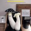 Hofun4U Giant Mushroom Plush Pillow - 51 inch Mushroom Shaped Stuffed Long Body Pillow - Polka Dot Mushroom Plush - Christmas Birthday Gifts Choice Home Decoration (Black) view 2