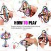Lenwen 3 Pcs Precision Gyroscope Toy Spinner Top Anti Gravity Metal Balance Spinner Toy Accurate Gyro Desktop Flip Over Gaming for Adult Kid Home School Science Educational Party(Colorful) view 3