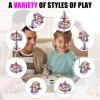 Lenwen 3 Pcs Precision Gyroscope Toy Spinner Top Anti Gravity Metal Balance Spinner Toy Accurate Gyro Desktop Flip Over Gaming for Adult Kid Home School Science Educational Party(Colorful) view 4