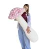 Hofun4U Mushroom Plush Pillow - 51 inch Mushroom Shaped Stuffed Long Pillow - Mushroom Stuffed Pillow - Christmas Birthday Sofa Home Decoration (Pink) view 1