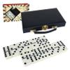 GOTHINK Portable Double 6 Dominos Set for Adults with Storage Box 28 Tiles Dominoes Set for Holiday Travel Game - Classic Tabletop Board Games Durable, Travel-Friendly, and Easy to Read Tiles view 1