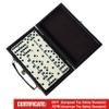 GOTHINK Portable Double 6 Dominos Set for Adults with Storage Box 28 Tiles Dominoes Set for Holiday Travel Game - Classic Tabletop Board Games Durable, Travel-Friendly, and Easy to Read Tiles view 3
