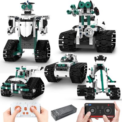 BEHOWL Technique Car Building Blocks Set, 13in1 Remote & APP Control Tracked Racer/Robot/Truck/Tank/Plane, STEM Kits for Kids Age 8-10, Building Toy Gifts for Boys Girls 8-16, (550 PCS)