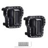 18.4g/Each CrazyHobby Brass Diff Covers Axle Covers for TRX4M TRX4MT K10 High Trail F150 Bronco Defender 1/18 Crawler Car, Front & Rear (Black Gold) view 1