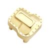 18.4g/Each CrazyHobby Brass Diff Covers Axle Covers for TRX4M TRX4MT K10 High Trail F150 Bronco Defender 1/18 Crawler Car, Front & Rear (Gold) view 3