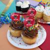 Western Oregon University Wolves Logo Cupcake Picks Toppers Decoration Set of 6 view 4