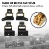OGRC Brass Multi-Hole Shock Mount Adjustable Shock Tower Front & Rear Shock Bracket for TRX4M 1/18 RC Crawler Car - 46g view 4