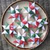 3/4" Red, Green, White Paper Strips for German, Froebel, Moravian Stars & Weaving (100 strips) view 4
