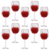 TOYANDONA 10pcs Miniature Dollhouse Wine Glasses, 1:12 Miniature Wine Glasses Mini Dollhouse Cocktail s for Kitchen Accessories Decors view 1