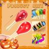 Jexine 30 Pcs Mini Sombrero Fiesta Hats Wooden Fiesta Maracas Set, with 10 Mexican Sombrero Headbands 20 Pcs 4.3 Inch Wooden Fiesta Maracas Mini Sombrero Hats Straw Mexican Sombrero for Kids Dolls view 2