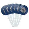 Southwestern Oklahoma State University Primary Logo Cupcake Picks Toppers Decoration Set of 6 view 1