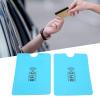 100 Pcs Card Blocking Sleeves Lightweight Compact Design Anti Scan Theft Magnetic Card Holder Your from Identity Theft Skiming (Blue) view 2