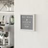 Flash Furniture Gracie Felt Letter Board with Wooden Frame, 389 PP Letters Including Numbers, Symbols and Icons, Canvas Carrying Case, 10x10, White Wash/Gray Felt view 4
