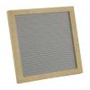 Flash Furniture Gracie Felt Letter Board with Wooden Frame, 389 PP Letters Including Numbers, Symbols and Icons, Canvas Carrying Case, 10x10, Weathered Wood/Gray Felt view 1