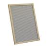 Flash Furniture Gracie Felt Letter Board with Wooden Frame, 389 PP Letters Including Numbers, Symbols and Icons, Canvas Carrying Case, 12x17, Weathered Wood/Gray Felt view 1