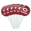 University of Chicago Maroons Logo Cupcake Picks Toppers Decoration Set of 6 view 1