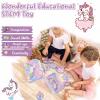 Lajeje 19Pcs Unicorn Tea Party Set  Birthday Gift for Girls Ages 3-6, Princess Pretend Play Kitchen Toy with Tin Tea Set view 4