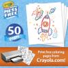 Crayola Color Wonder Mess Free Coloring Pages (50ct), Create Your Own Coloring Pages, Blank Color Wonder Refill, Toddler Toys & Gifts view 2