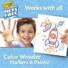 Crayola Color Wonder Mess Free Coloring Pages (50ct), Create Your Own Coloring Pages, Blank Color Wonder Refill, Toddler Toys & Gifts view 4