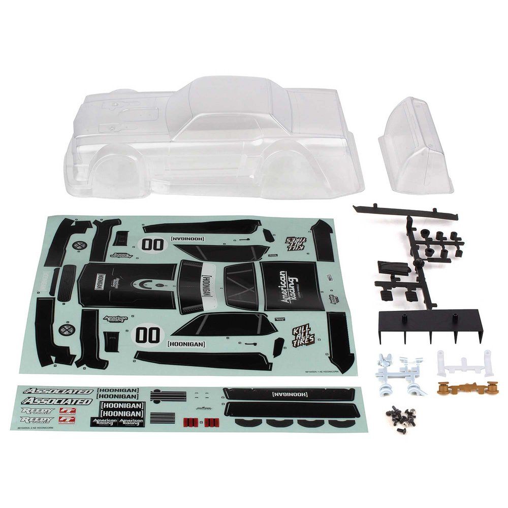 Team Associated Reflex 14R Hoonicorn Body Set, Clear, ASC21567