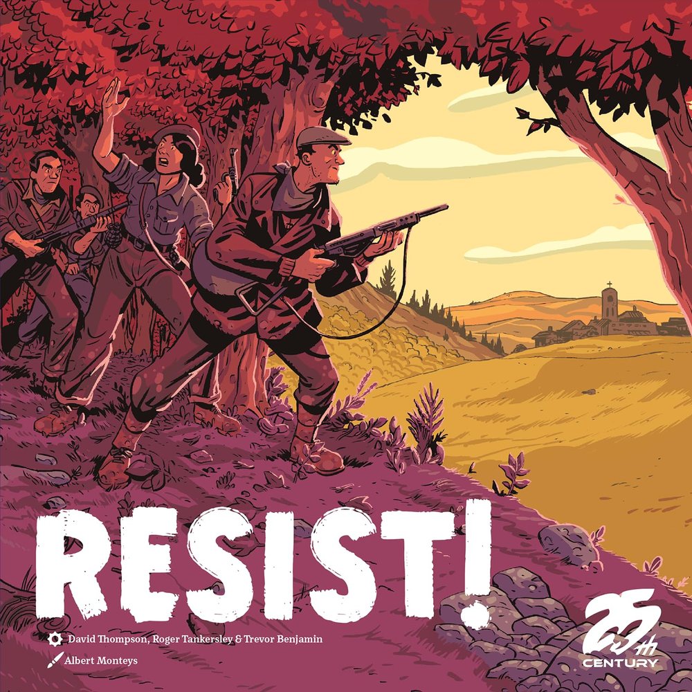 25th Century Games Resist Ages 10+ | Solitaire Strategy Card Game | Spanish Maquis Resistance Game with Tactical Deck Management, Mission-Based Gameplay, and Historical Theme for Solo Players