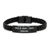 Cheap Juggling Braided Leather Bracelet, When in Doubt,, Gifts For Friends, Present From Friends, Engraved Bracelet For Juggling, Juggling balls, Juggling clubs, Juggling Rings, Diabolo, Footbags, view 1