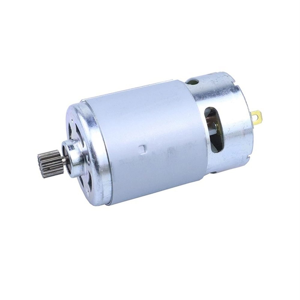 BGNERY Engine Model Electric Drill Motor Ride On Toys Motor Rechargeable Saw Motor Ship Model Motor 21V 14 Tooth Gear Motor550 DC Motor DIY Tools