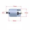 BGNERY Engine Model Electric Drill Motor Ride On Toys Motor Rechargeable Saw Motor Ship Model Motor 21V 14 Tooth Gear Motor550 DC Motor DIY Tools view 3