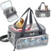 SFYBYHEART Carrying Case for Toniebox with Clear Window & Figure Slots, Travel Storage Bag for Tonies Characters, Toniebox Starter Set & Tonies Headphones  Protective Tony Carrying Bag view 1