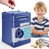 GuDoQi Piggy Bank for Boys Electronic Coin Money Bank Toy for 3 4 5 6 7 8 9 10 Year Old Children, Mini ATM Cash Coin Saving Box for Birthday Gifts Kids Age 3-10, Navy view 1