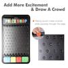 40" Prize Board Disk Drop Board Game with Foldable Stand Customizable 4 Slots with 12 Pucks for Carnival Party Trade Show Holiday Activities view 3