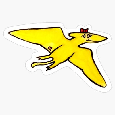 Pterodactyl Sticker Decal Size 5"