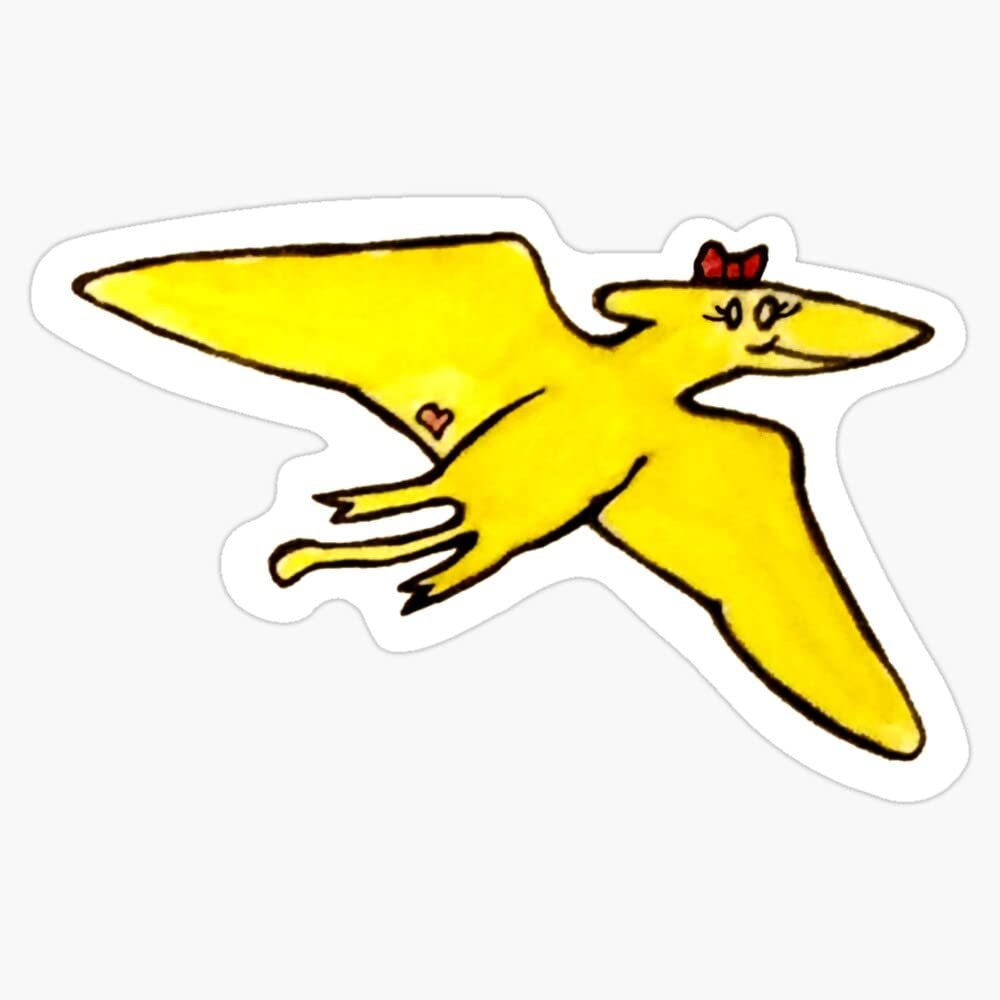 Pterodactyl Sticker Decal Size 5"