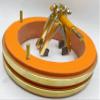 2 Ways,Generator Collector Ring,Bus Rings,Motor Collecting Ring, 2 Conductive Copper Slip Ring + Carbon Brush (Inner Diameter 25mm) view 4