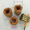 2 Ways,Generator Collector Ring,Bus Rings,Motor Collecting Ring, 2 Conductive Copper Slip Ring + Carbon Brush (Inner Diameter 30mm) view 2