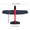 HAWK'S WORK 2 Pcs Foam Glider, 33.8" Super Large Airplane Toy Hand Throwing Plane, Outdoor Play & STEM & RC Conversion for Kids & All Age view 3