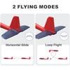 HAWK'S WORK 2 Pcs Foam Glider, 33.8" Super Large Airplane Toy Hand Throwing Plane, Outdoor Play & STEM & RC Conversion for Kids & All Age view 4