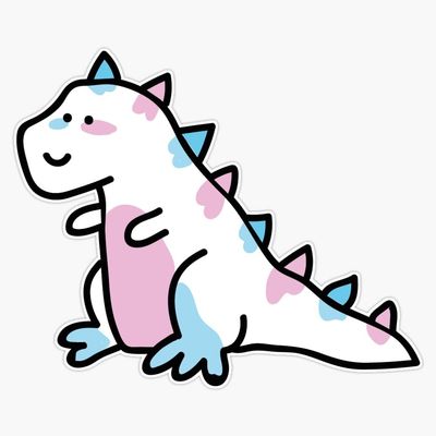 Transaurus Sticker Decal Size 5"