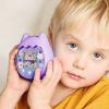 Silicone Cover Case Virtual Electronic pet Protective case Protective Skin Sleeve Shell Game Machine Protective Cover for Tamagotchi Pix for Children Birthday Gift (Purple) view 2