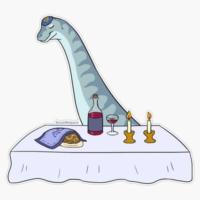 Brachiotsaurus Sticker Decal Size 5"