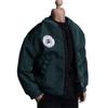 1/12 Scale Male Clothes,Men's Flight Jacket Coat Short Sleeve Striped Shirt Costume Outfit Clothing for 6inch Male Action Figure Body (Green Flight Jacket) view 2