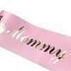 TWIKKA Welcome kidspal Pairs Blue Pink Mommy to Be Shoulder Strap and Daddy to Be Badge pin Set, Baby Shower Decoration Belt, Gender Reveal/Welcome kidspal Pairs Ideal Gift view 4