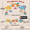 Pau1Hami1ton Baby Stroller Arch Toys, Car Seat Toys,Bouncer Toy Bar/Mobile for Bassinet,Adjustable Baby Hanging Toys Fit for Crib Bed,Stroller,Car Seat.S-19(Crab) view 4