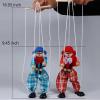 Marionette Puppets, 8 Pcs Funny Wooden Marionette Pull String Puppet, Creative Marionette Toys String Puppet Doll for Birthday Xmas Gifts view 4
