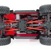 MOHERO High Clearance Links Set Suspension Linkage for TRX4M Upgrade Parts 1/18 RC Crawler Car (Red) view 2