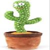 Dancing Talking Cactus Toys for Baby Boys and Girls, Talking Sunny Cactus Toy Electronic Plush Toy Singing, Record & Repeating What You Say with 120 English Songs and LED Lighting for Home Decor view 1