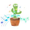Dancing Talking Cactus Toys for Baby Boys and Girls, Talking Sunny Cactus Toy Electronic Plush Toy Singing, Record & Repeating What You Say with 120 English Songs and LED Lighting for Home Decor view 3