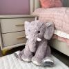 UBABER 19.2 Inch Large Elephant Stuffed Animals,Clever Elephant Plush Toy for Kids, for Girls and Women,Super Soft Room Decoration(Gray). view 3